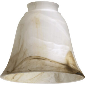 Fort Worth Faux Brown Alabaster 6 inch Glass Shade