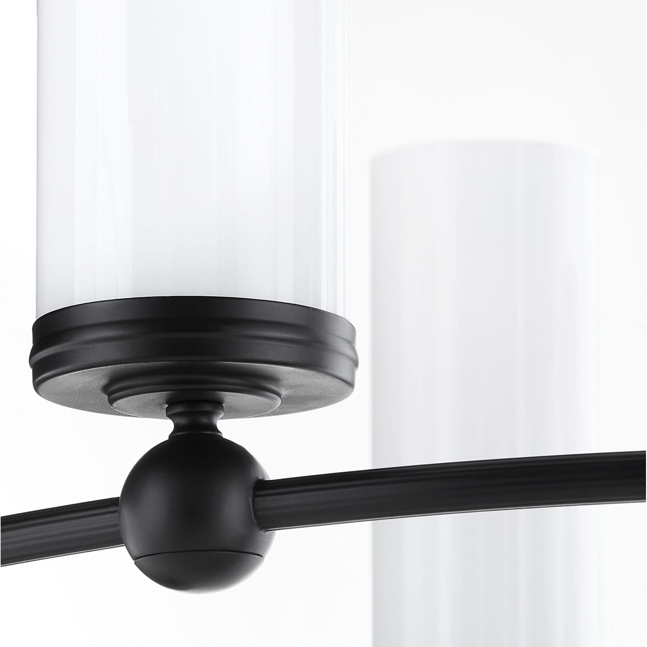 Lee Boulevard 8 Light 38 inch Matte Black Chandelier Ceiling Light