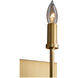 Harmony 1 Light 5 inch Aged Brass Wall Mount Wall Light