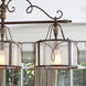 Salento Island Light Ceiling Light in Vintage Copper