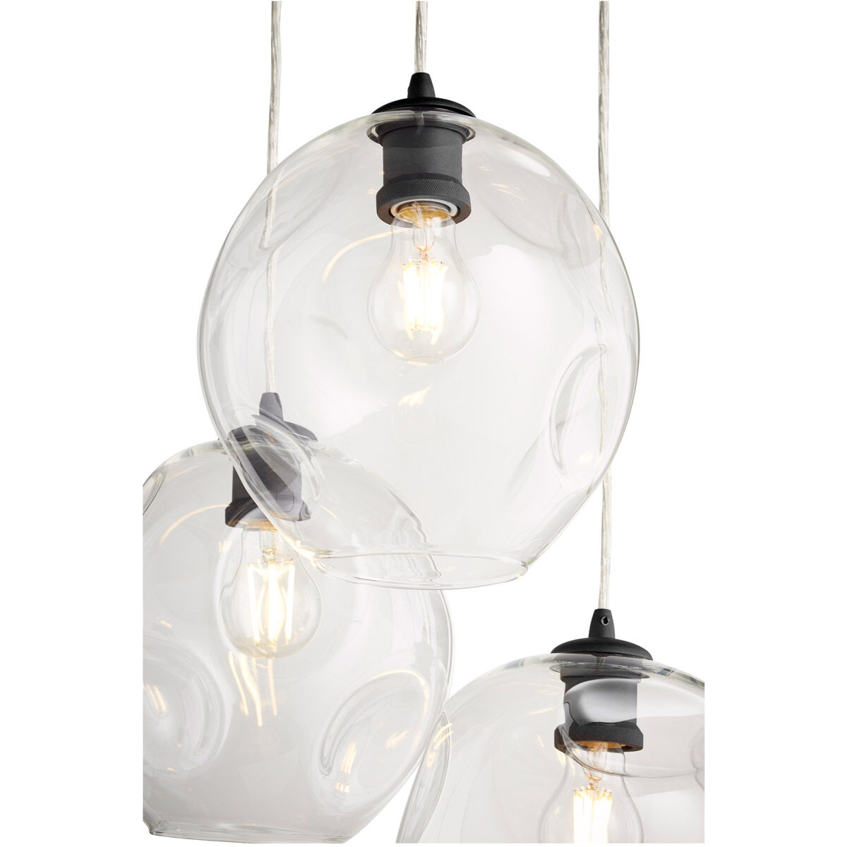 Numen 3 Light 15 inch Noir Pendant Ceiling Light