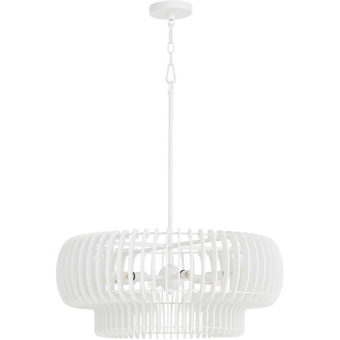 Harrelson 6 Light 22 inch Studio White Pendant Ceiling Light