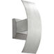 Curvo Wall Sconce Wall Light in Brushed Aluminum