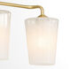 Providence 3 Light 25 inch Aged Brass Vanity Light Wall Light