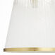 Providence 1 Light 22 inch Aged Brass Pendant Ceiling Light