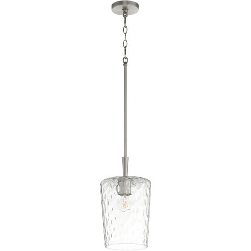 Goodwin 1 Light 8 inch Satin Nickel Pendant Ceiling Light