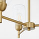 Wallinger 3 Light 20.5 inch Aged Brass Chandelier Ceiling Light