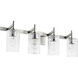Fort Worth 4 Light 29 inch Satin Nickel Vanity Light Wall Light