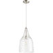 Fort Worth 1 Light 1 inch Satin Nickel Mini Pendant Ceiling Light