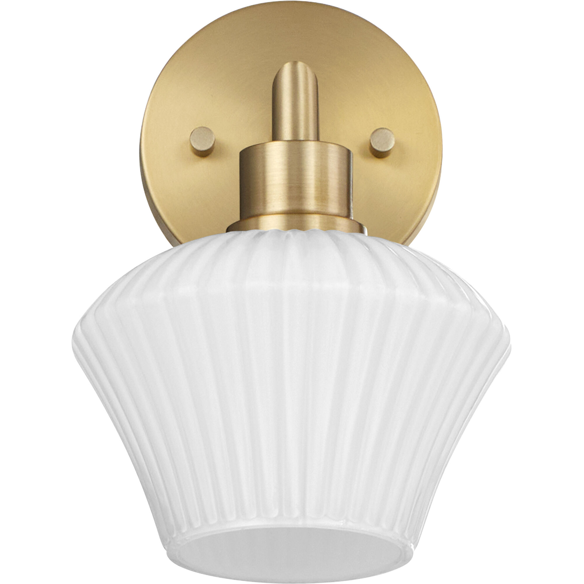 Cassini Wall Mount Wall Light in Aged Brass