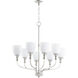 Richmond 8 Light 31 inch Polished Nickel Chandelier Ceiling Light