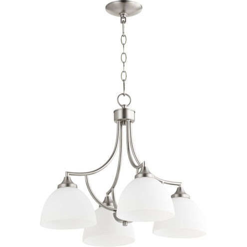 Enclave 4 Light 22 inch Satin Nickel Mini Chandelier Ceiling Light