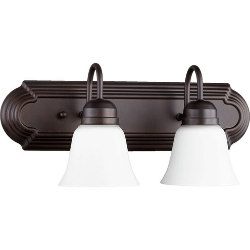 Fort Worth 2 Light 18 inch Oiled Bronze Vanity Light Wall Light