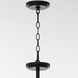 Adams 3 Light 15 inch Matte Black Dual Mount Ceiling Light