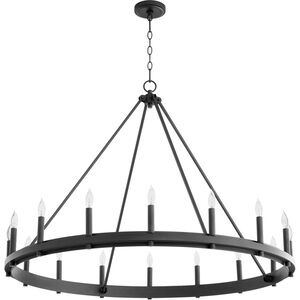 Aura 16 Light 42 inch Noir Chandelier Ceiling Light
