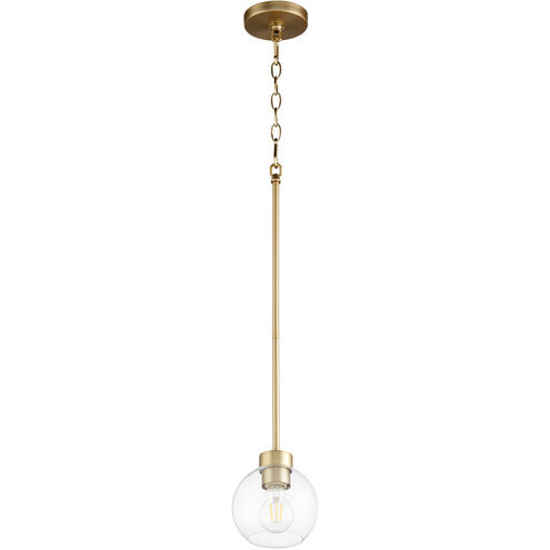 Volan 1 Light 6 inch Aged Brass Pendant Ceiling Light