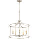 Olympus 5 Light 21 inch Satin Nickel Nook Ceiling Light