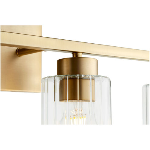 Ladin 4 Light 30 inch Aged Brass Vanity Light Wall Light
