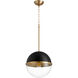 Fort Worth 1 Light 12.75 inch Pendant