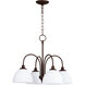 Celeste 4 Light 22 inch Oiled Bronze Chandelier Ceiling Light
