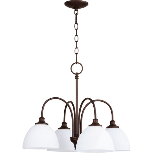 Celeste 4 Light 22 inch Oiled Bronze Chandelier Ceiling Light