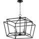 Monument 5 Light 21 inch Noir Nook Ceiling Light