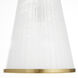 Providence 1 Light 19.5 inch Aged Brass Pendant Ceiling Light
