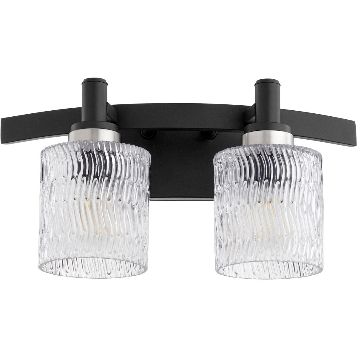 Stadium 2 Light 16 inch Noir Vanity Light Wall Light