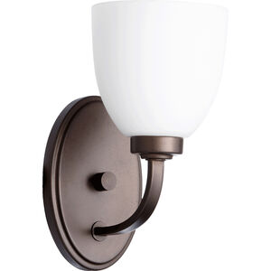 Reyes 1 Light 5 inch Oiled Bronze Wall Sconce Wall Light in Satin Opal