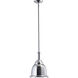 Fort Worth 1 Light 10.5 inch Chrome Pendant Ceiling Light