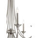 Brooks 8 Light 28.75 inch Satin Nickel Chandelier Ceiling Light