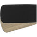 Ovation Matte Black/Weathered Oak each Fan Blades, Set of 5