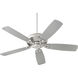 Alto 62 inch Satin Nickel with Reversible Silver and Walnut Blades Ceiling Fan