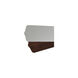 Fort Worth Satin Nickel/Walnut Set of 5 Fan Blades, Set of 5