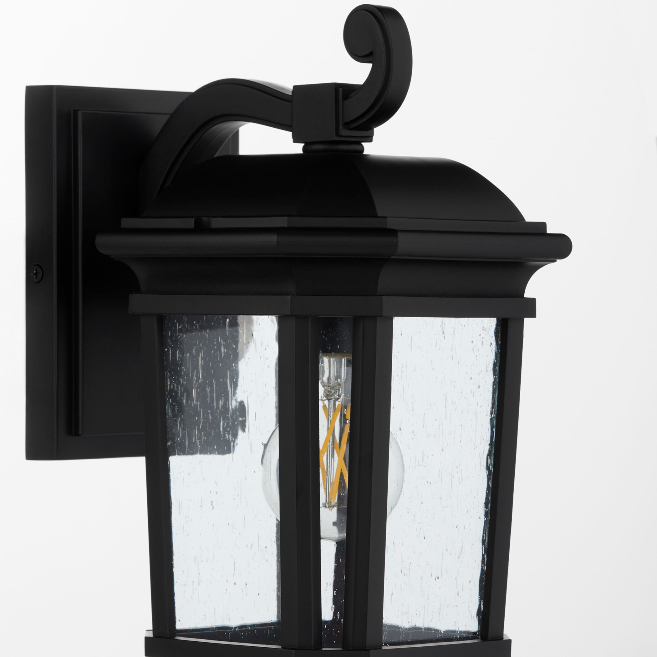 Murphy 1 Light 9.5 inch Matte Black Outdoor Wall Lantern