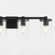 Bolton 4 Light 30.5 inch Matte Black Vanity Light Wall Light