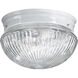 Fort Worth 1 Light 8 inch White Flush Mount Ceiling Light