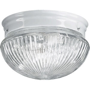 Fort Worth 1 Light 8 inch White Flush Mount Ceiling Light