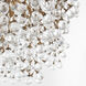 Glicina 8 Light 45 inch Natural Brass Chandelier Ceiling Light