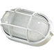 Fort Worth 1 Light 7 inch White Bulkhead