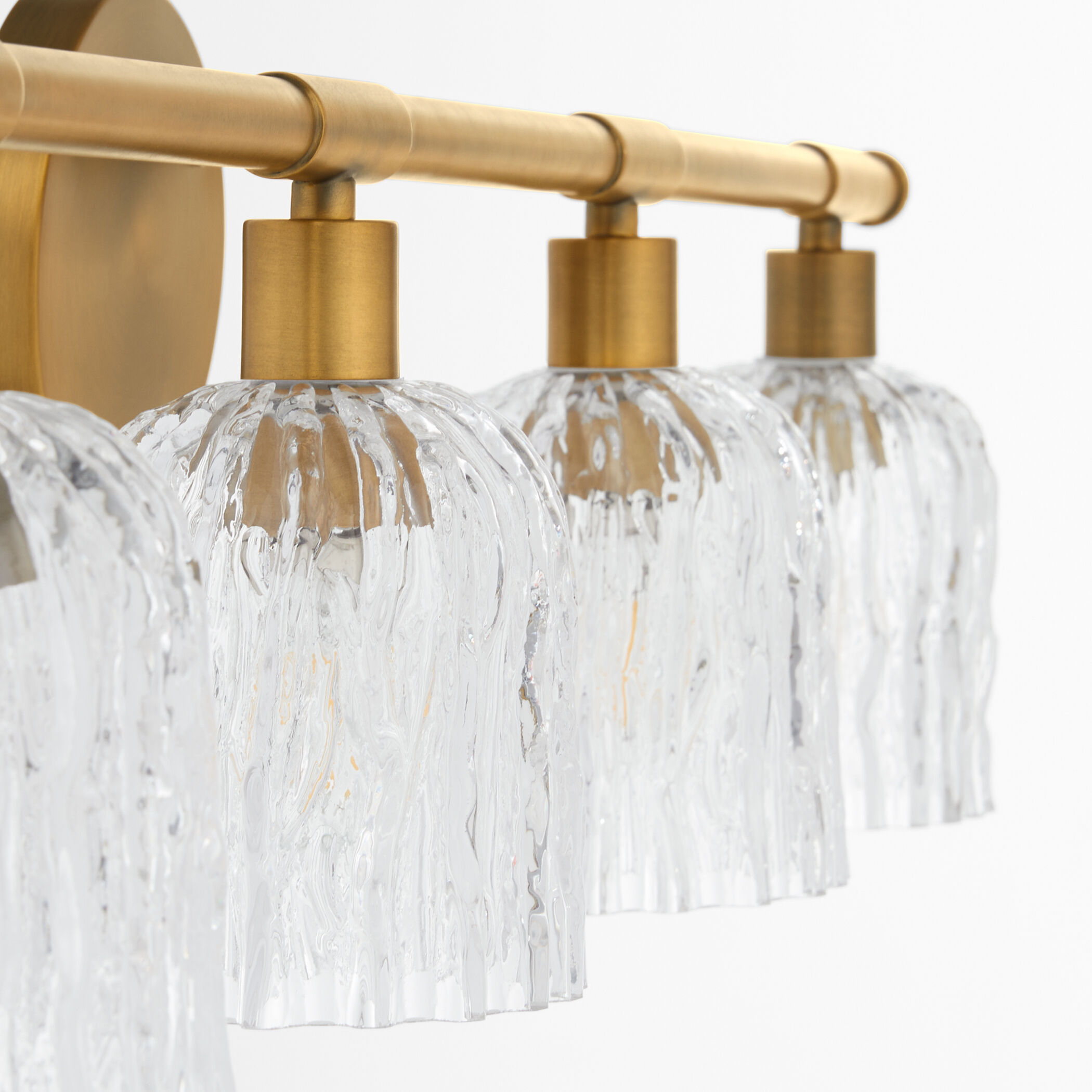 Meriam 4 Light 32.25 inch Brushed Brass Vanity Light Wall Light