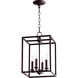 Cuboid 4 Light 11.00 inch Mini Chandelier