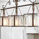 Salento Island Light Ceiling Light in Vintage Copper