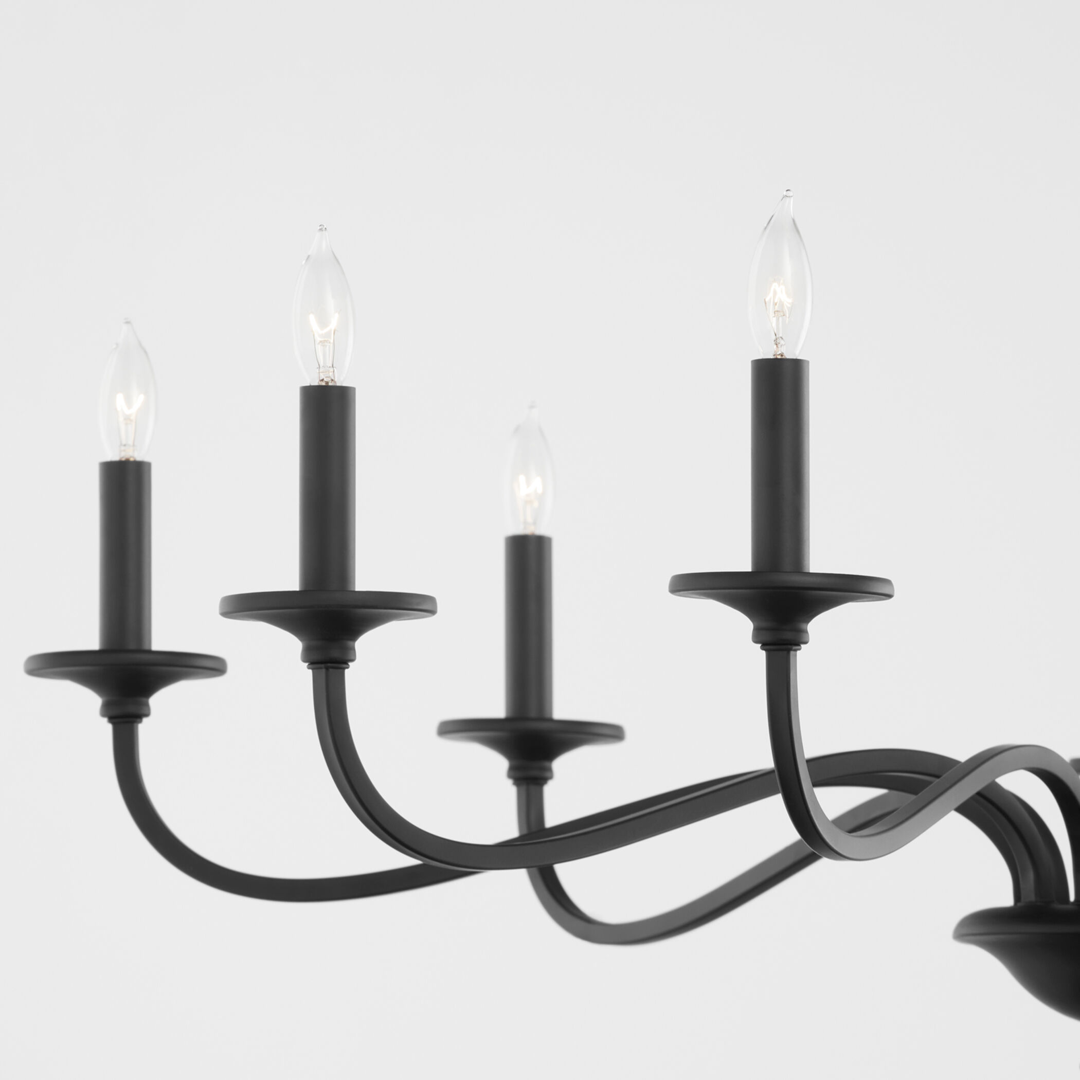 Maryse 9 Light 37 inch Matte Black Chandelier Ceiling Light