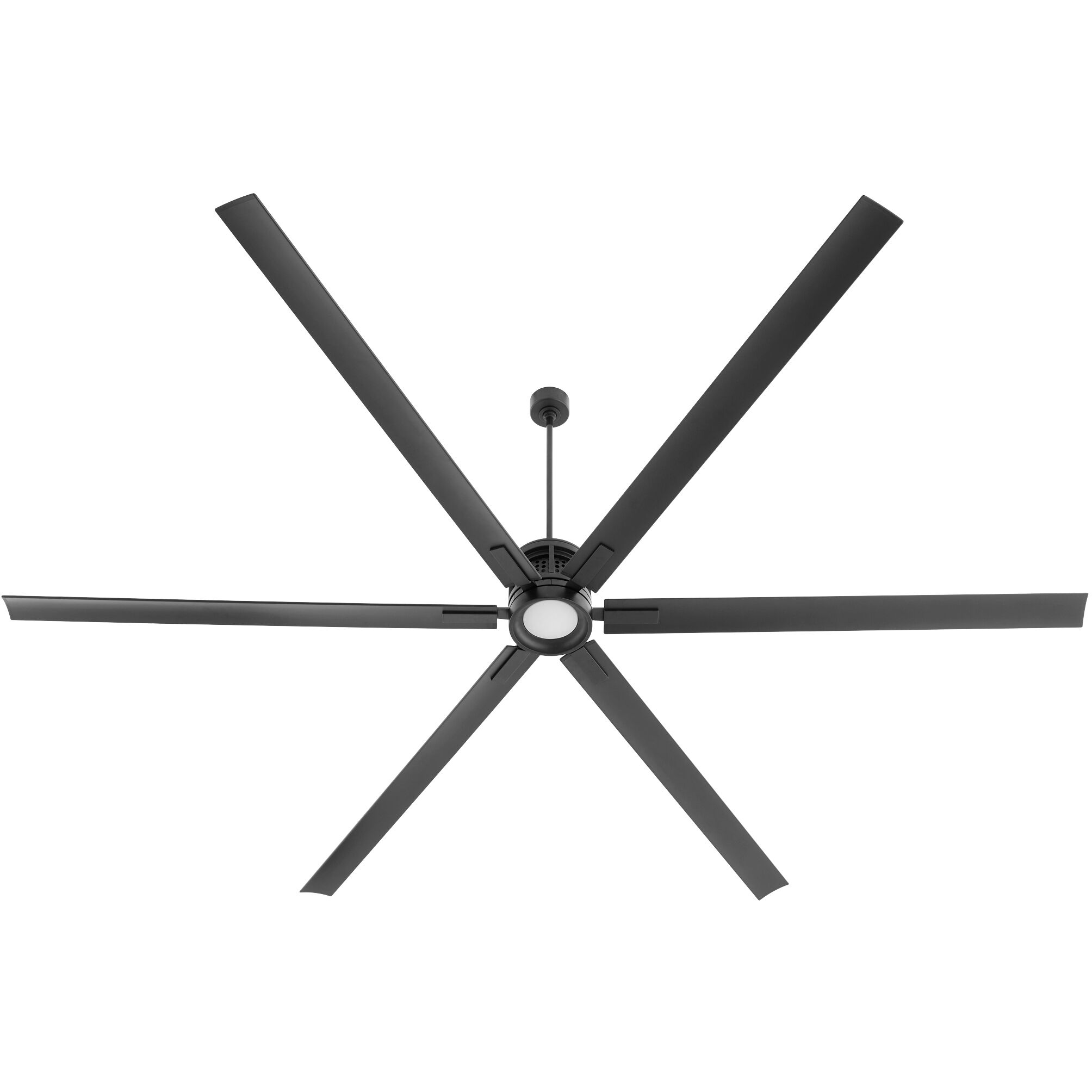Zeus 120 inch Matte Black Patio Fan