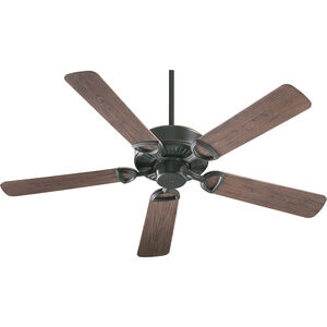 Estate Patio 52 inch Old World with Walnut Blades Outdoor Ceiling Fan in Light Kit Not Included
