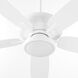 Apex Patio 56 inch Studio White Outdoor Ceiling Fan