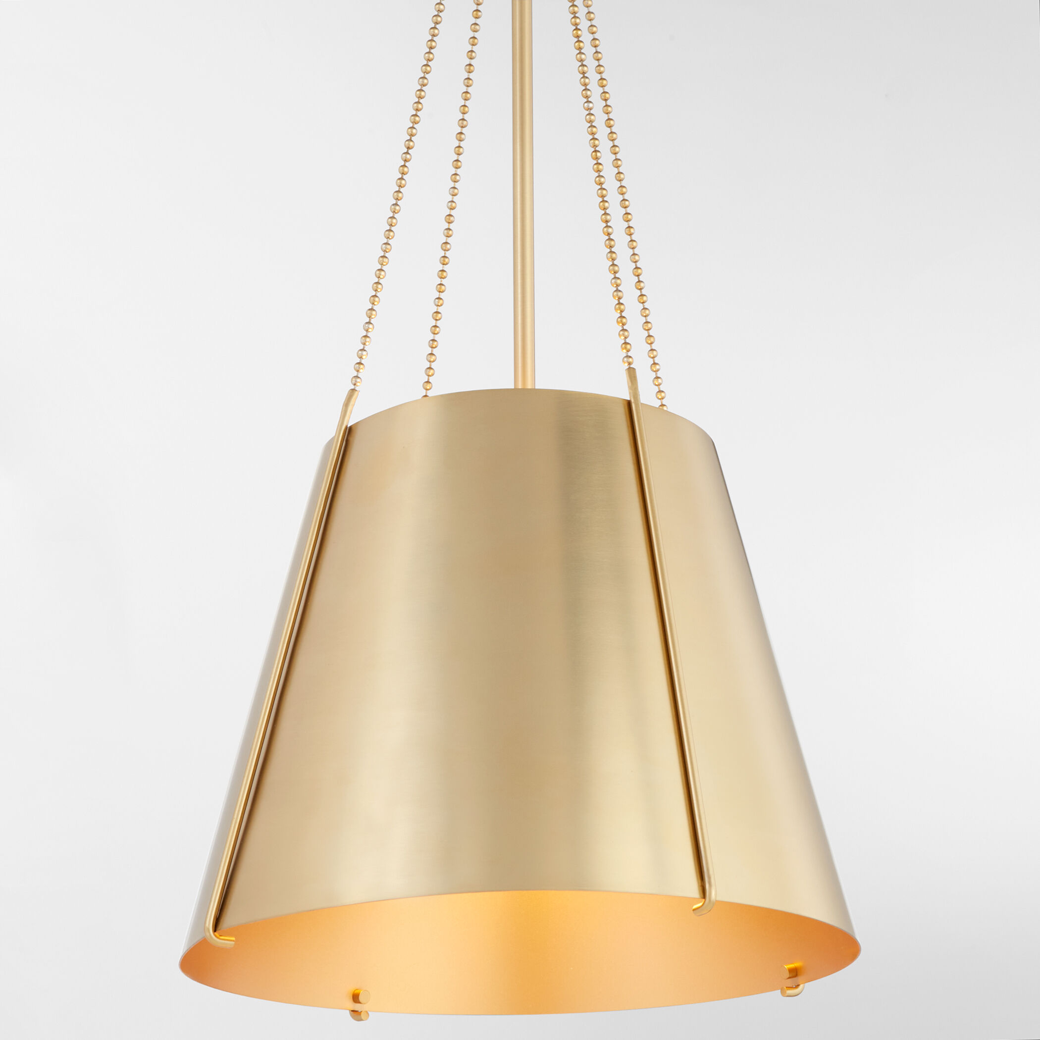 Denise 1 Light 15 inch Aged Brass Pendant Ceiling Light