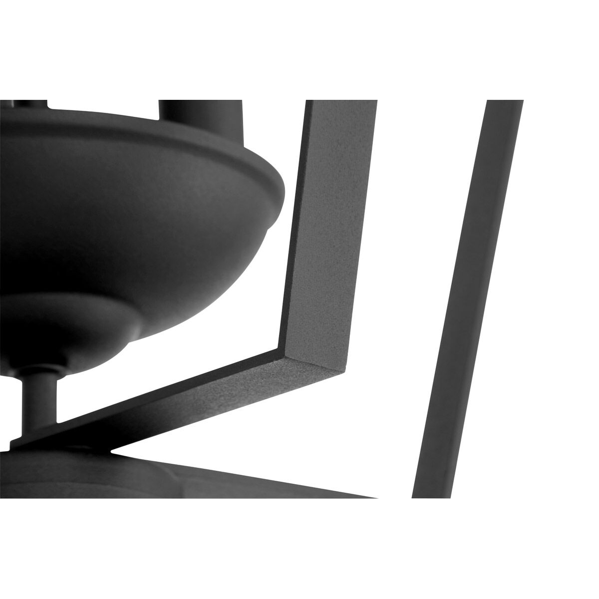 Fort Worth 3 Light 13 inch Noir Mini Chandelier Ceiling Light, Quorum Home