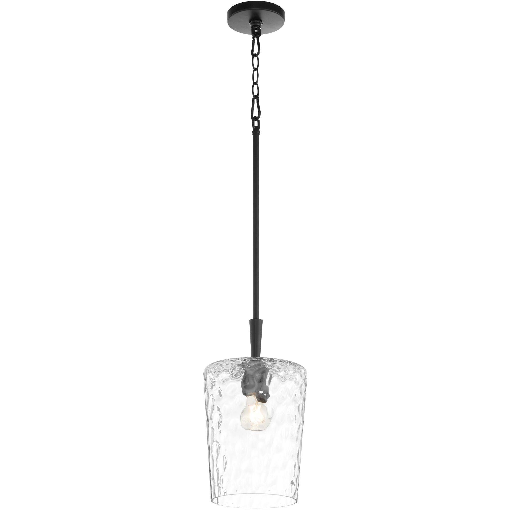 Goodwin 1 Light 8 inch Matte Black Pendant Ceiling Light